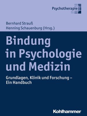 cover image of Bindung in Psychologie und Medizin